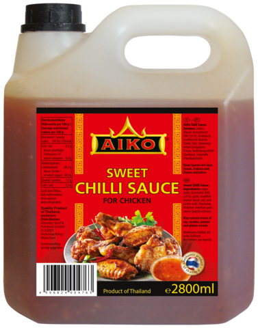 Produkt Aiko Sweet Chilli Sauce 2800ml Kanister